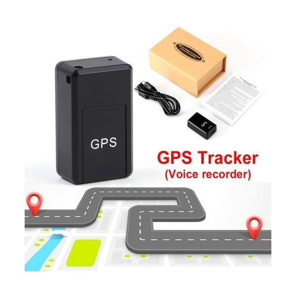Micro GSM/GPS Micro GSM/GPS GF-07 Avec Enregistrement Vocal - Aimanté au Maroc