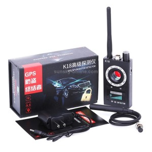 Détecteur K18 Anti-espion - Détecteur GPS - caméra sans fil