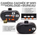 Réveil caméra espion IP-Wifi Full HD Motorisée 330°