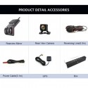 Dashcam Voiture 4G WIFI Avant/Arrière 1080P