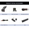 Dashcam Voiture 4G WIFI Avant/Arrière 1080P