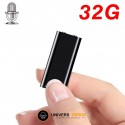 Mini enregistreur vocal numérique 32G - Dictaphone Ultra Mince - Maroc