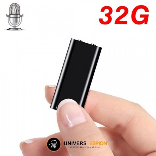 Mini enregistreur vocal numérique 32G - Dictaphone Ultra Mince - Maroc Mini enregistreur vocal numérique 32G - Dictaphone Ultra Mince - Maroc
