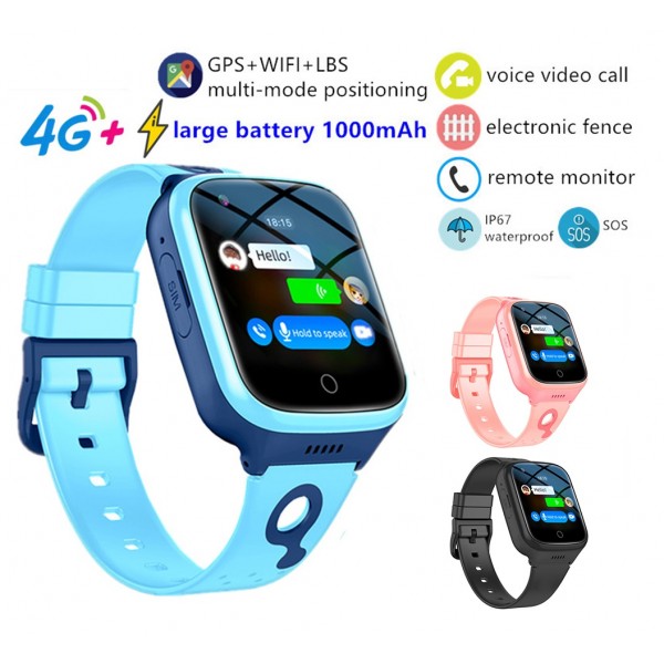 Montre Bracelet GPS Enfant sans Abonnement - Ecran Tactile