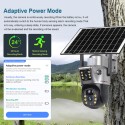 LS VISION Caméra Solaire 4G WiFi Extérieure Double - 10MP  au Maroc