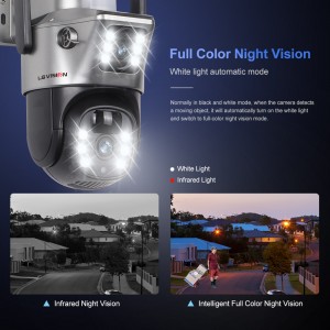 LS VISION Caméra Solaire 4G WiFi Extérieure Double - 10MP  au Maroc