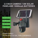 Caméra 4G Solaire extérieure 12 MP - 3 Lens - Vue panoramique Maroc