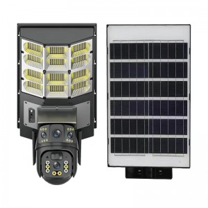 Camera 4G Solaire 12 MP avec Zoom Optique X10 + Projecteur LED 600W