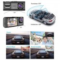 Camera de voiture Dashcam FULL HD 1080P 3 Lens au Maroc