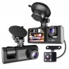 Camera de voiture Dashcam FULL HD 1080P 3 Lens au Maroc