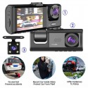 Camera de voiture Dashcam FULL HD 1080P 3 Lens au Maroc