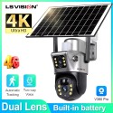 LS VISION Caméra Solaire 4G Extérieure Double - 10MP  au Maroc