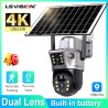 LS VISION Caméra Solaire 4G Extérieure Double - 10MP  au Maroc