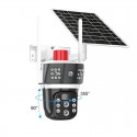 Camera 4G Solaire 12MP - 3 Lens - Zoom Optique X10 Ultra Claire au Maroc