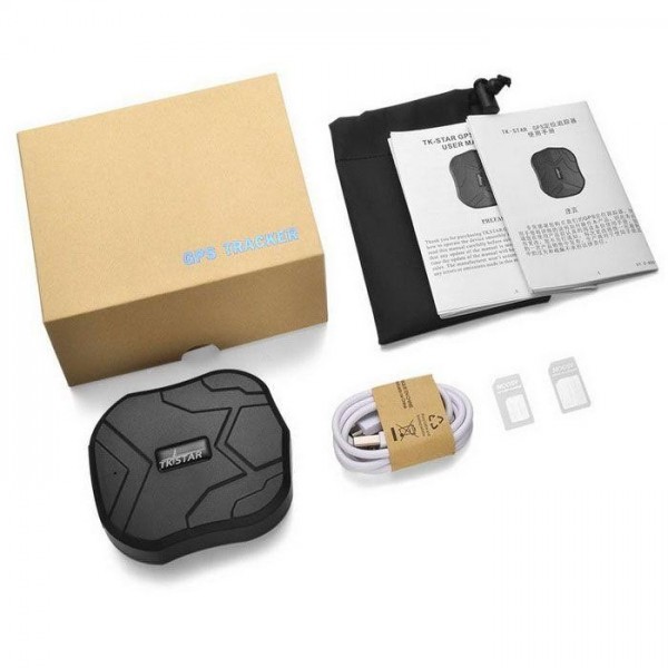 TKMARS Mini GPS Tracker – Sans abonnement – Suivi en temps réel